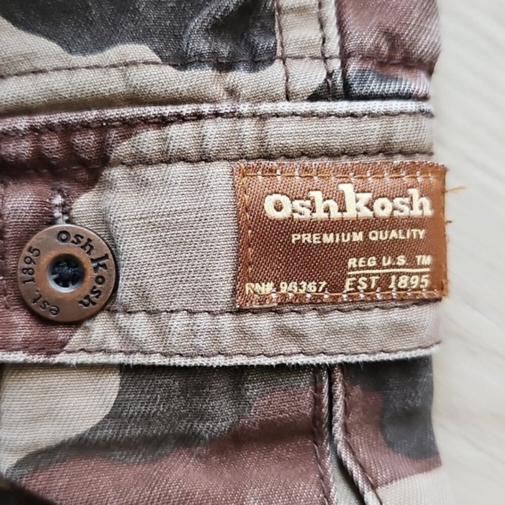 OshKosh Camo Overalls 24 Months - Picture 5 of 6